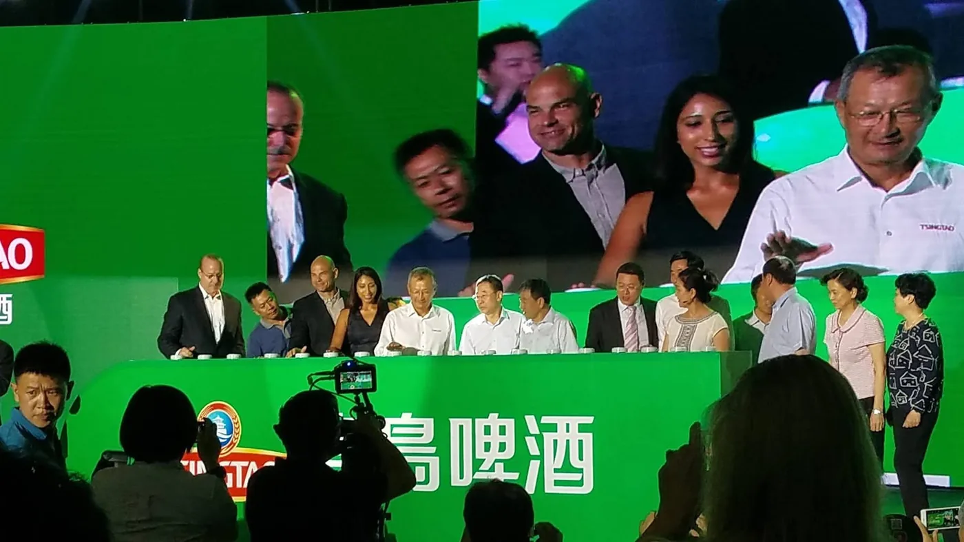 Tsingtao press event